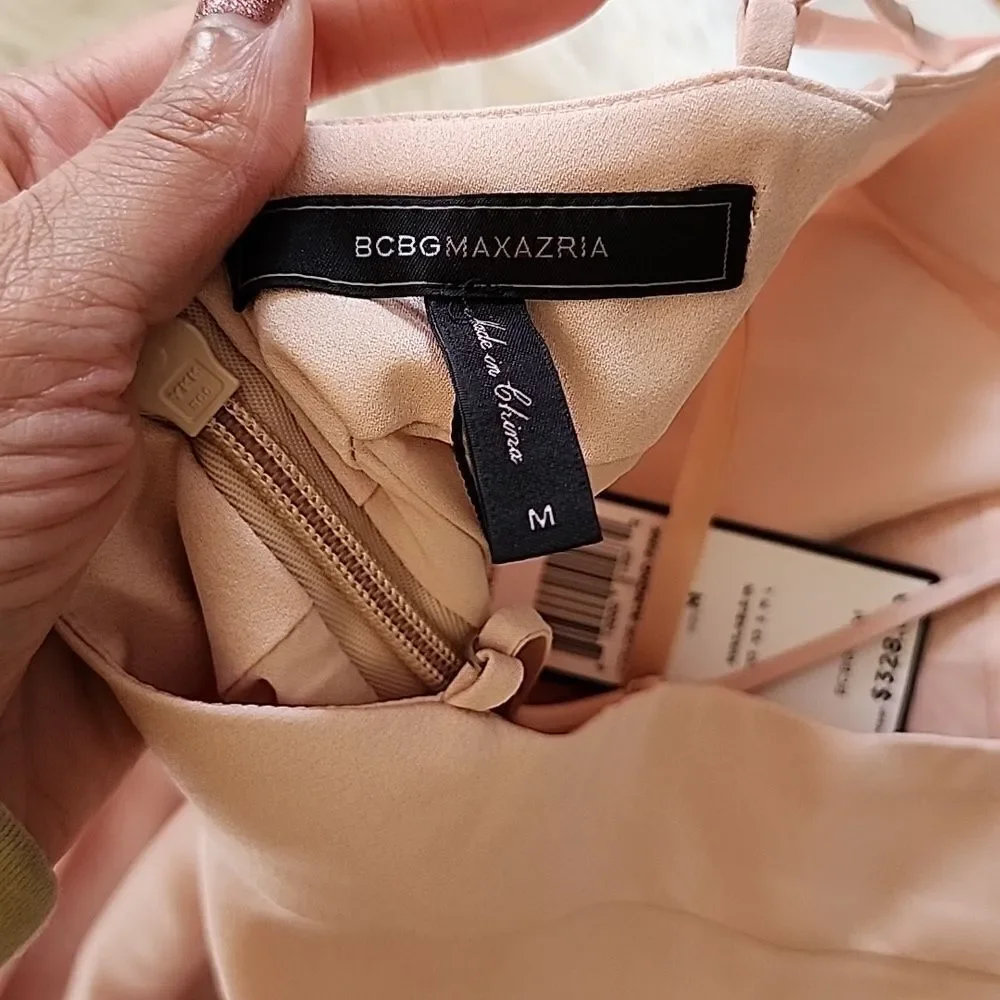 BCBGMaxAzria pink jumpsuit